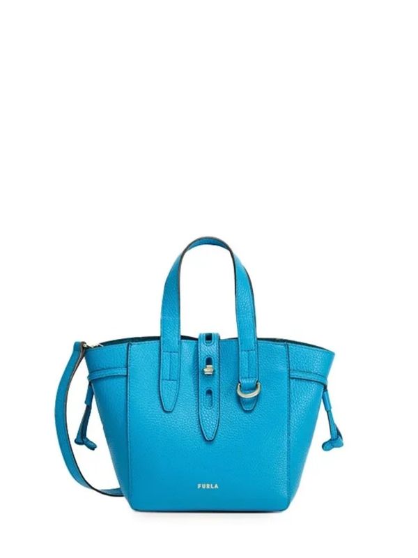 Furla Handbag - FURLA NET MINI TOTE blue