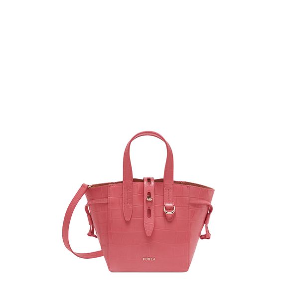 Furla Handbag - FURLA NET MINI TOTE pink