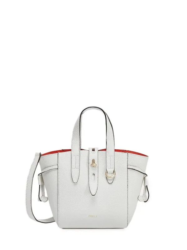 Furla Handbag - FURLA NET MINI TOTE white