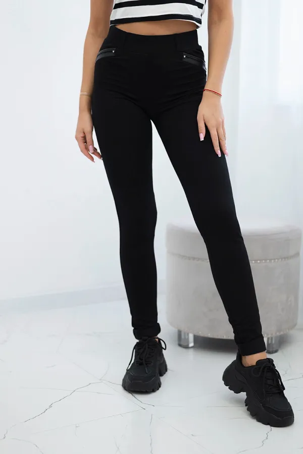 Happy Socks Happy Socks Pants with a trim on the pocket black