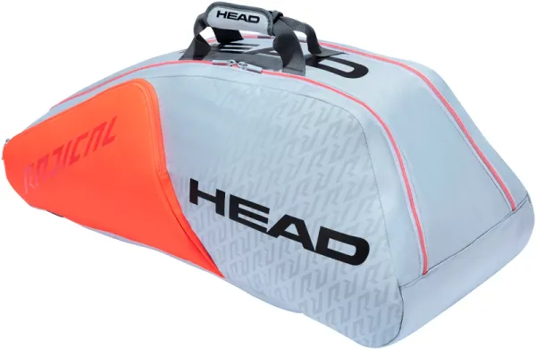 Head Head Radical 9R Supercombi Grey/Orange Racket Bag
