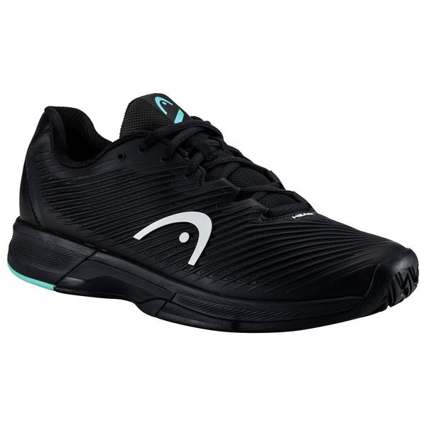 Head Head Revolt Pro 4.0 Men's Tennis Shoes Black/Teal EUR 46