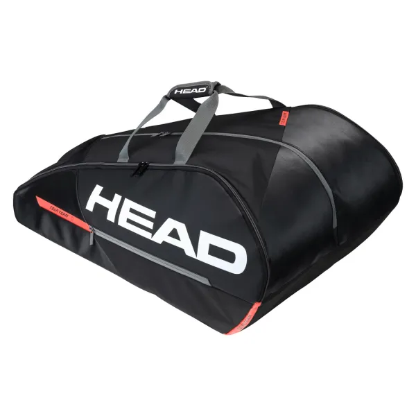 Head Head Tour Team 15R Black/Orange Racket Bag