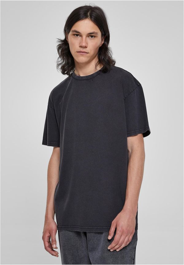 Urban Classics Heavy Oversized Acid Wash Tee Black