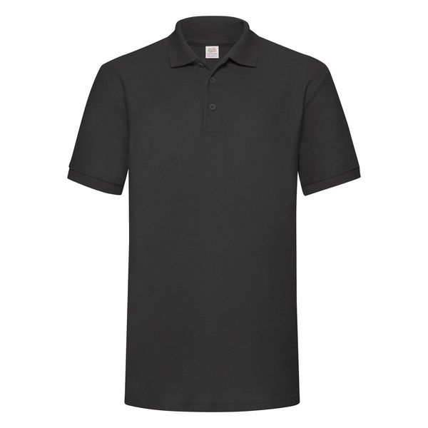 Fruit of the Loom Heavy Polo Friut of the Loom Black T-Shirt