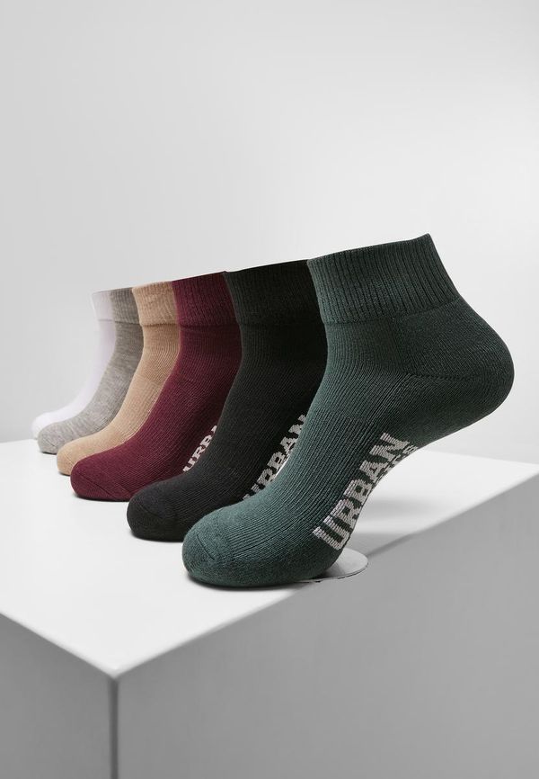 Urban Classics High Sneaker Socks 6-Pack Winter Color