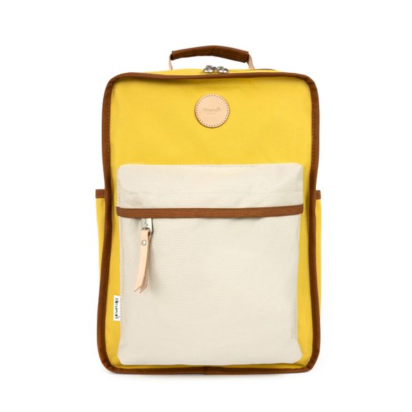 Himawari Himawari Unisex's Backpack Tr23196-1 Brown/Yellow