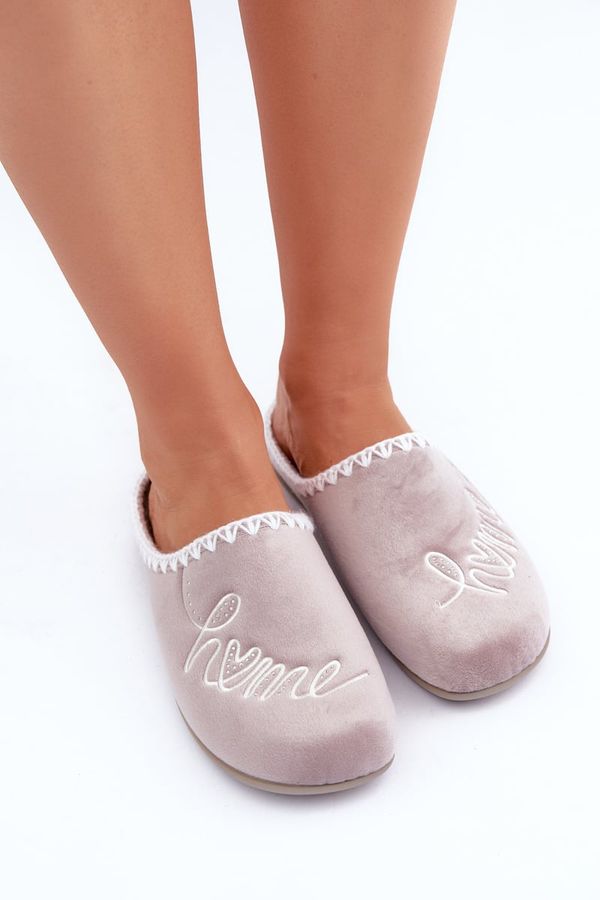 Inblu Home Footwear Ladies Slippers Beige Inblu