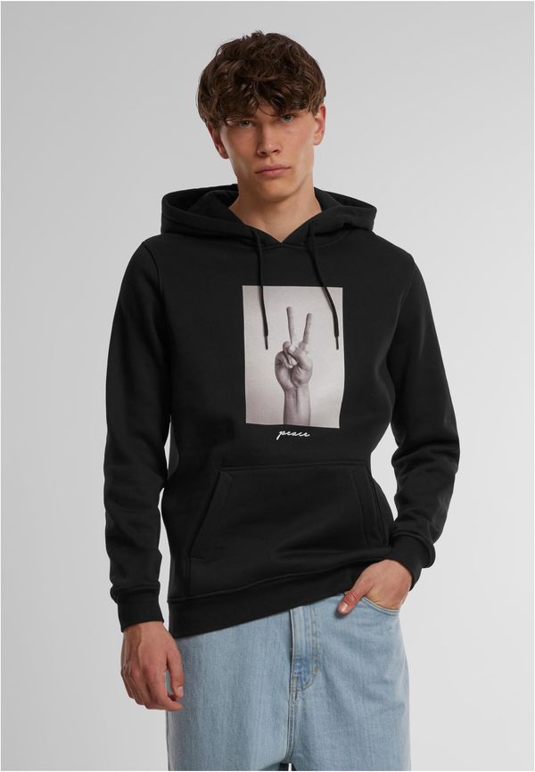 Mister Tee Hooded Peace Sign Black