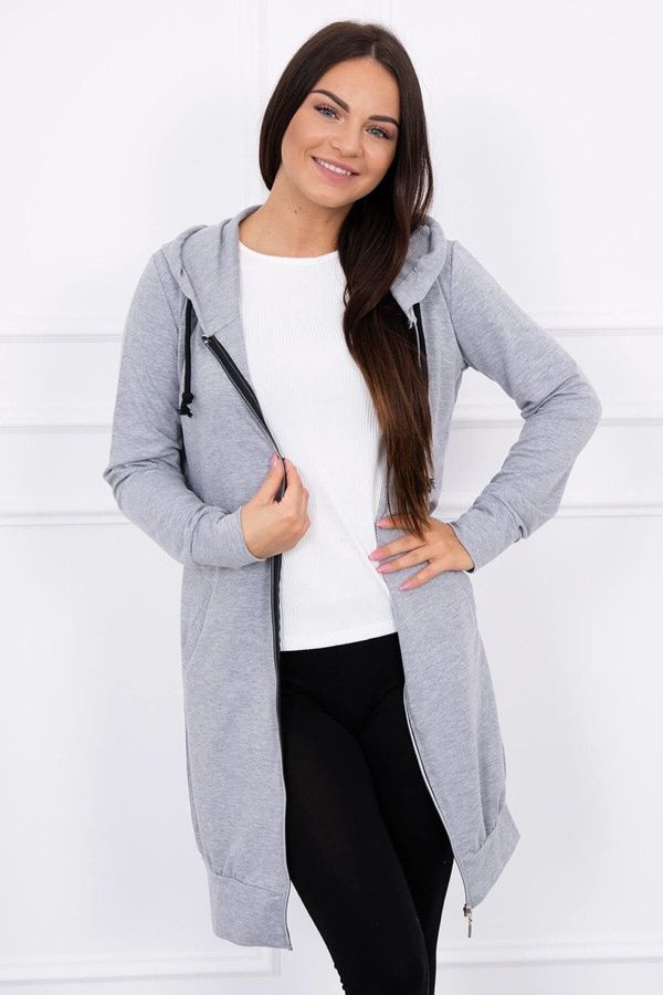 Kesi Hoodie with gray melange