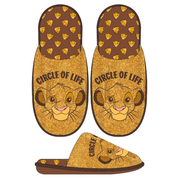 LION KING HOUSE SLIPPERS OPEN LION KING