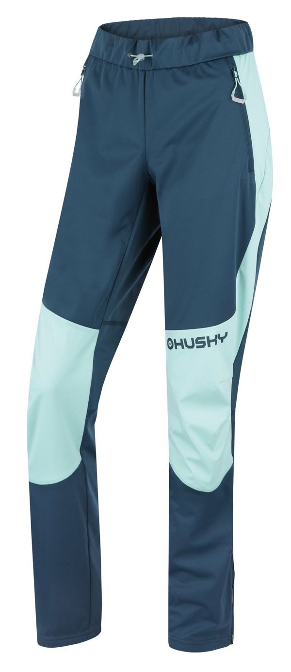 HUSKY HUSKY Kala L mint/turquoise women's softshell pants