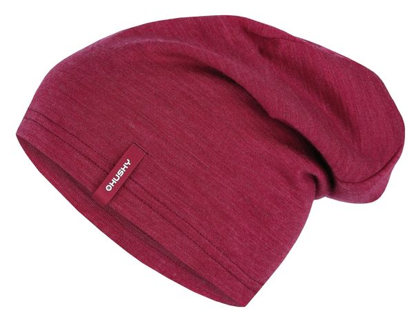 HUSKY HUSKY Merhat merino beanie faded burgundy