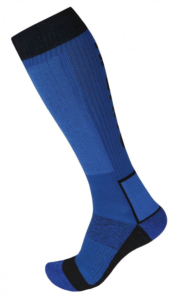 HUSKY HUSKY Snow Wool socks blue/black