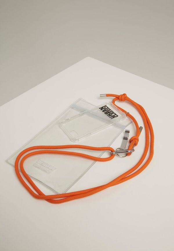 Urban Classics Accessoires I Phone 8 Accessory Necklace - Transparent/Orange