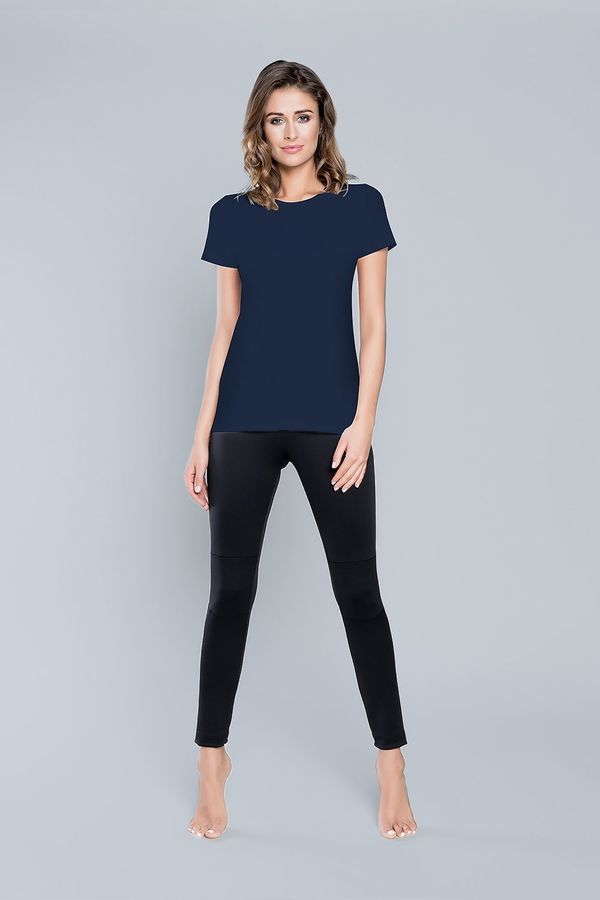 Italian Fashion Ibiza Short Sleeve T-Shirt - Dark Blue