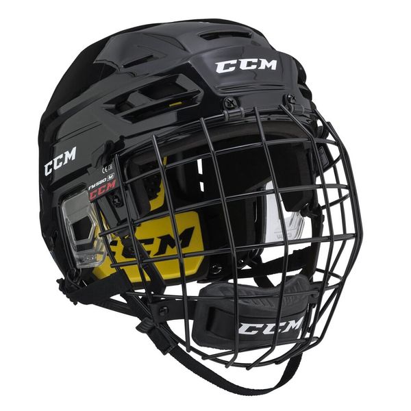 CCM Ice Hockey Helmet CCM Tacks 210 Combo Black Senior L