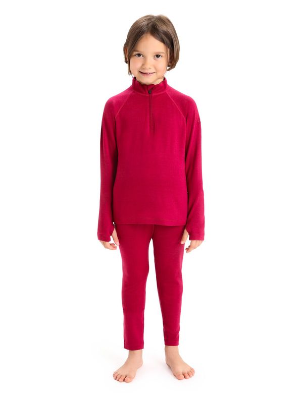 Icebreaker Icebreaker K 260 Tech LS Half Zip Cherry Kids' T-Shirt