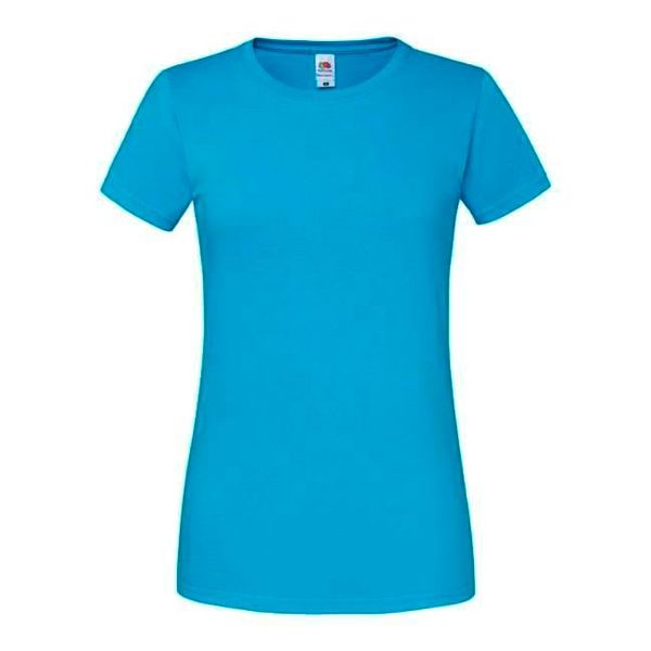 Fruit of the Loom Iconic 195 Ringspun Premium Premium Fruit of the Loom Blue T-shirt