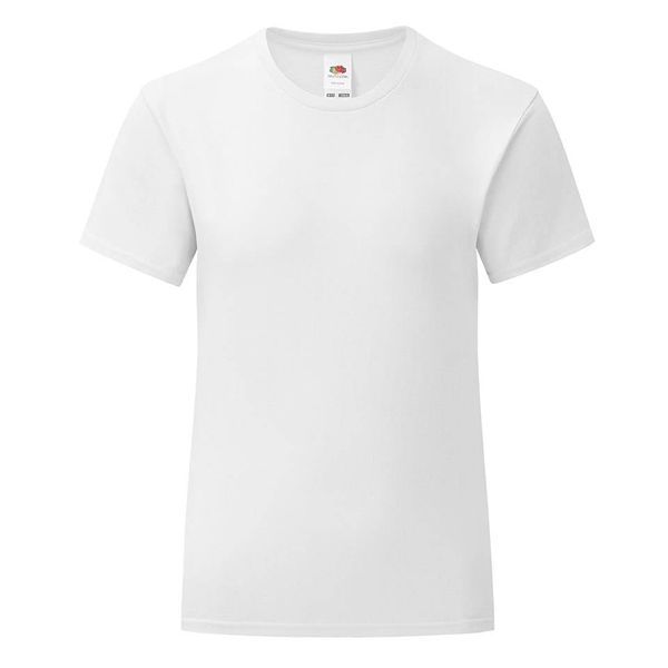Fruit of the Loom Iconic Fruit of the Loom Girls' White T-Shirt