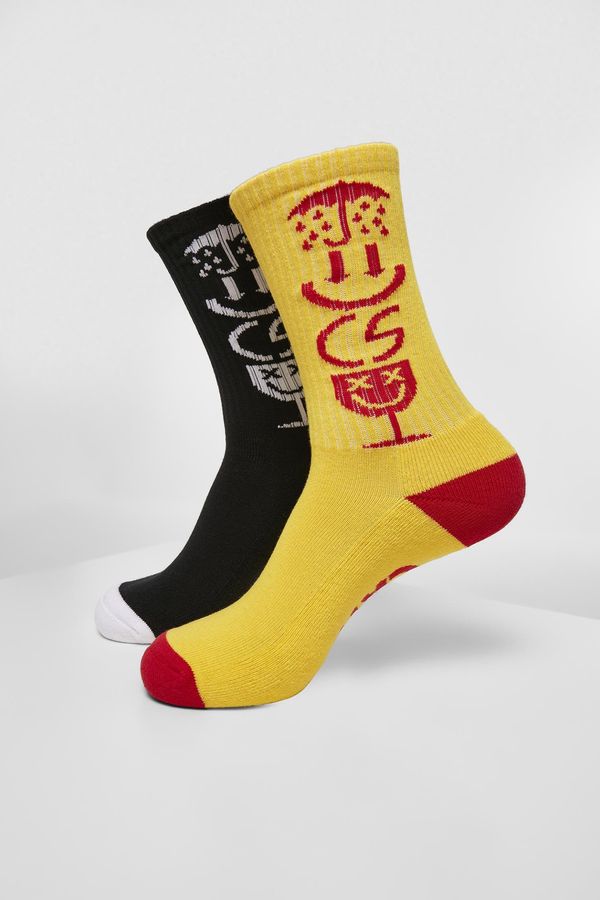 CS Iconic Icons Socks 2-Pack Black/Yellow