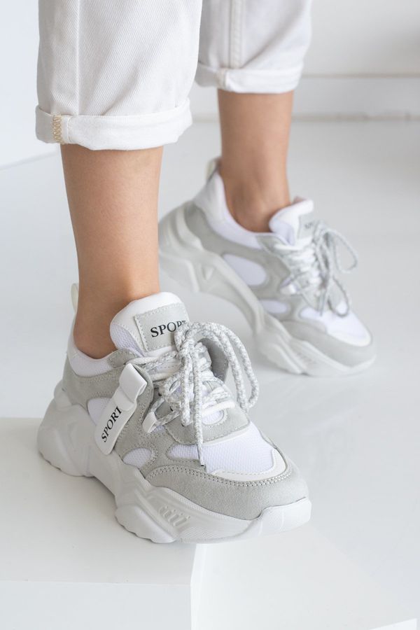 İnan Ayakkabı İnan Ayakkabı Women's Gray Sneakers