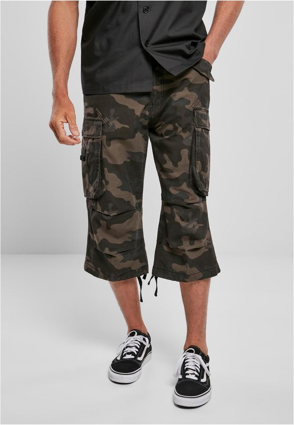 Brandit Industry Vintage Cargo 3/4 Darkcamo Shorts