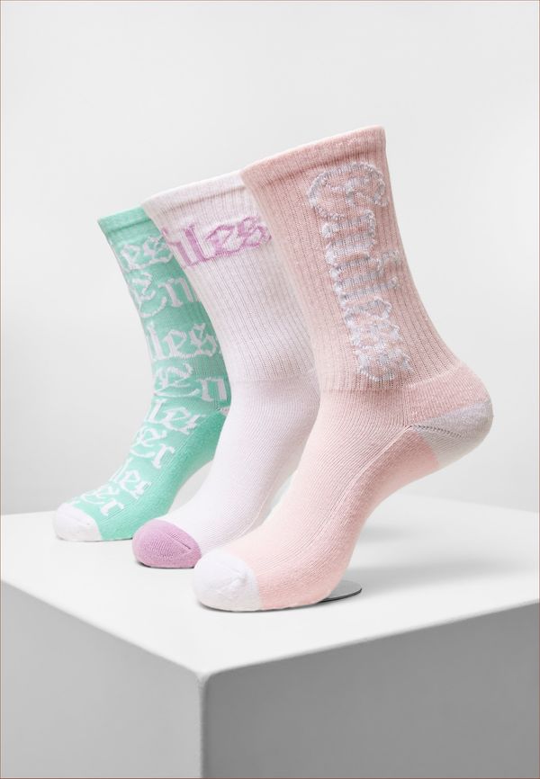 MT Accessoires Infinity Socks 3-Pack White/Lightrose/Mint