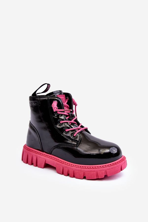 BIG STAR SHOES Insulated patented children's shoes Big Star Black and Pink