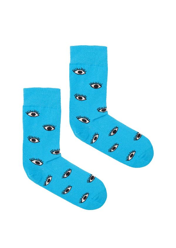 Kabak Kabak Unisex's Socks Patterned Blue Eyes