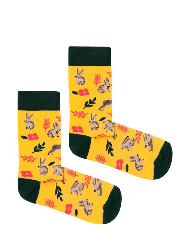 Kabak Kabak Unisex's Socks Patterned Rabbit