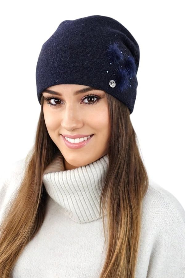 Kamea Kamea Woman's Hat K.23.009.12 Navy Blue