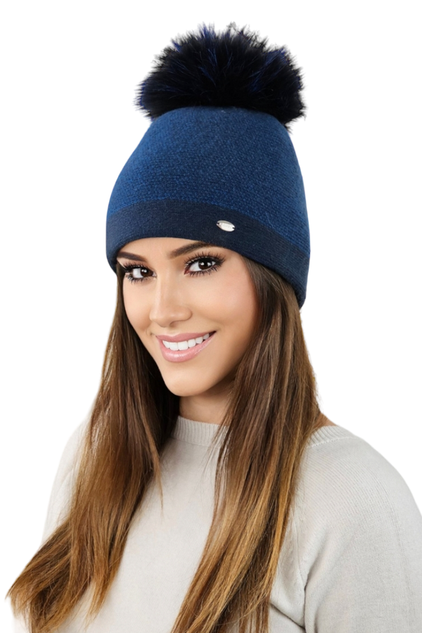 Kamea Kamea Woman's Hat K.23.041.64 Navy Blue