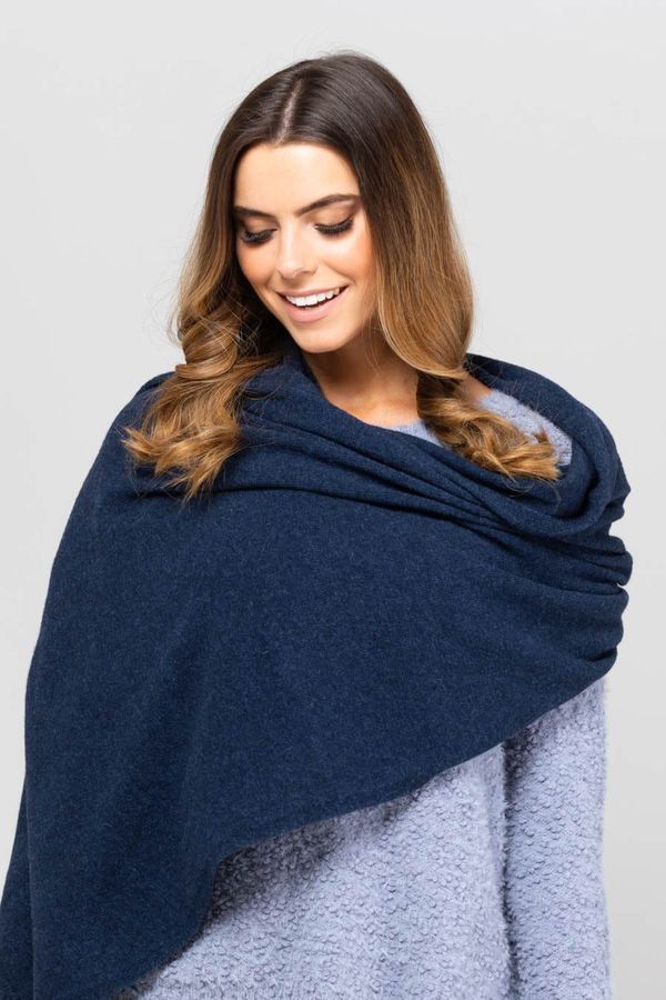 Kamea Kamea Woman's Scarf K.18.857.13 Navy Blue