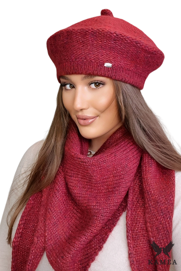 Kamea Kamea Woman's Set Beret&Scarf K.22.210.29