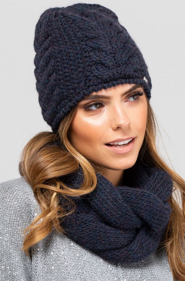 Kamea Kamea Woman's Snood K.19.834.12 Navy Blue