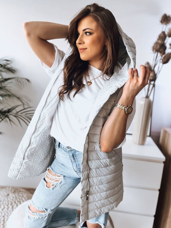 DStreet Kamizelka damska CRISTINA szara Dstreet