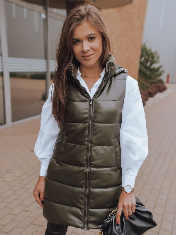 DStreet Kamizelka damska FIERA zielona Dstreet