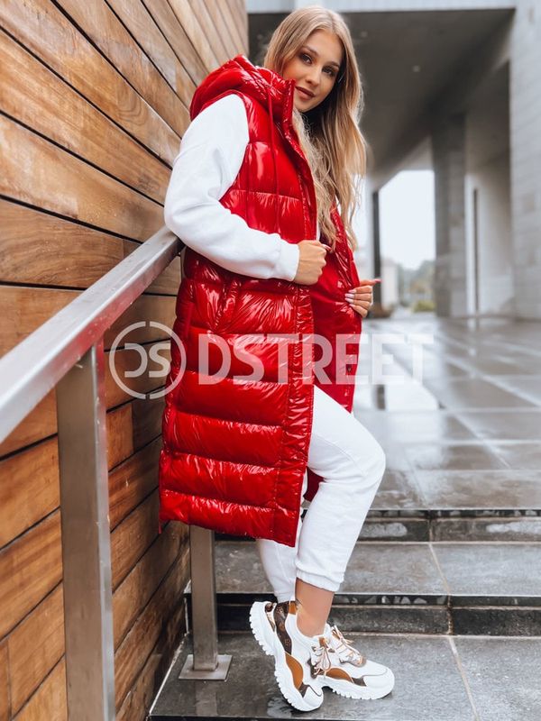 DStreet Kamizelka pikowana damska GANTINI czerwona Dstreet