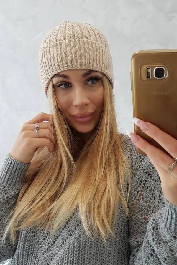 Kesi Kesi Cap thin Weronika K249 beige