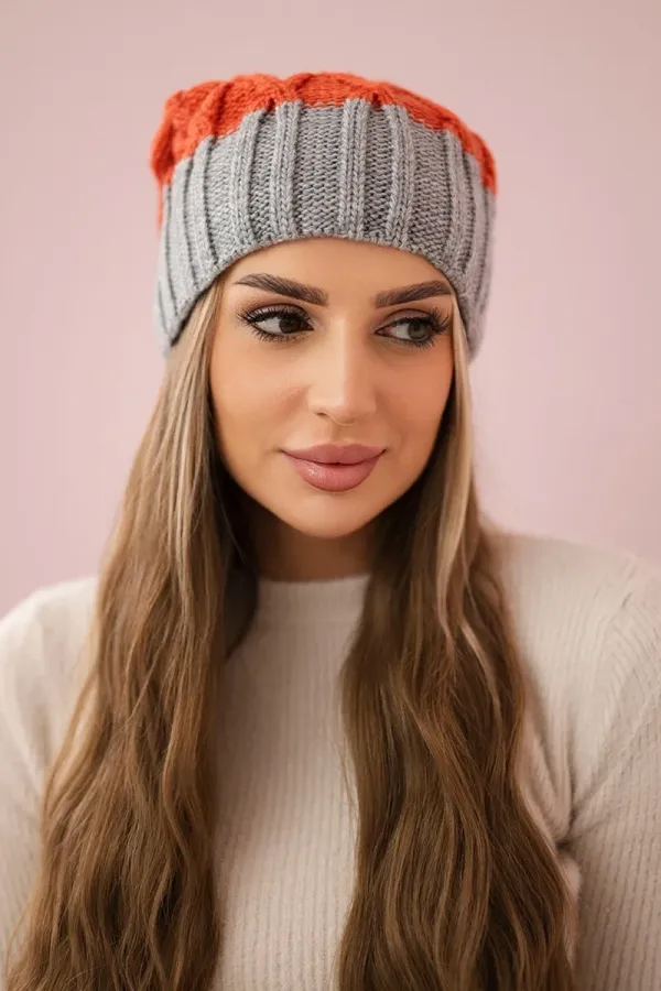 Kesi Kesi Cap with fleece Milano K203 foxy+gray