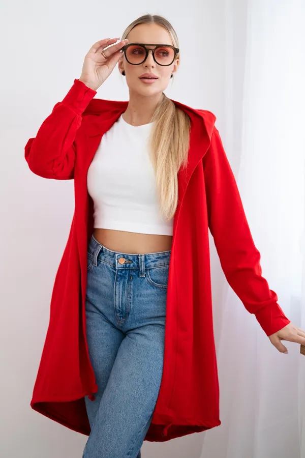 Kesi Kesi Cardigan with print red