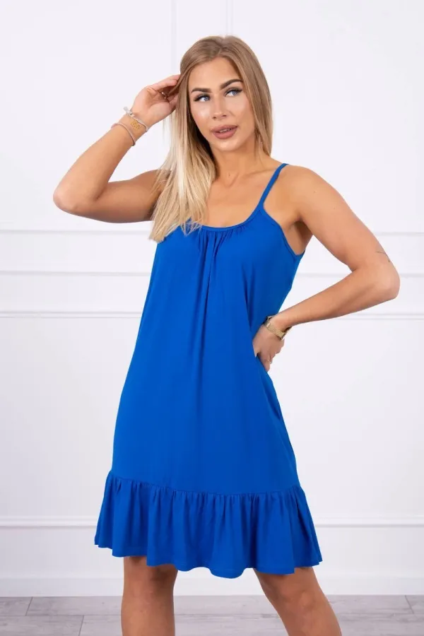 Kesi Kesi Dress with thin straps mauve-blue