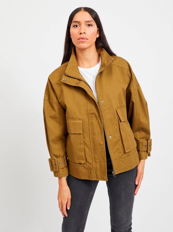 .OBJECT Khaki jacket with pockets . OBJECT Petra - Ladies
