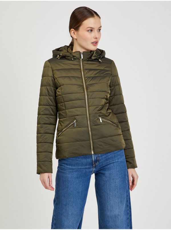 Orsay Khaki ladies quilted jacket jacket ORSAY - Women