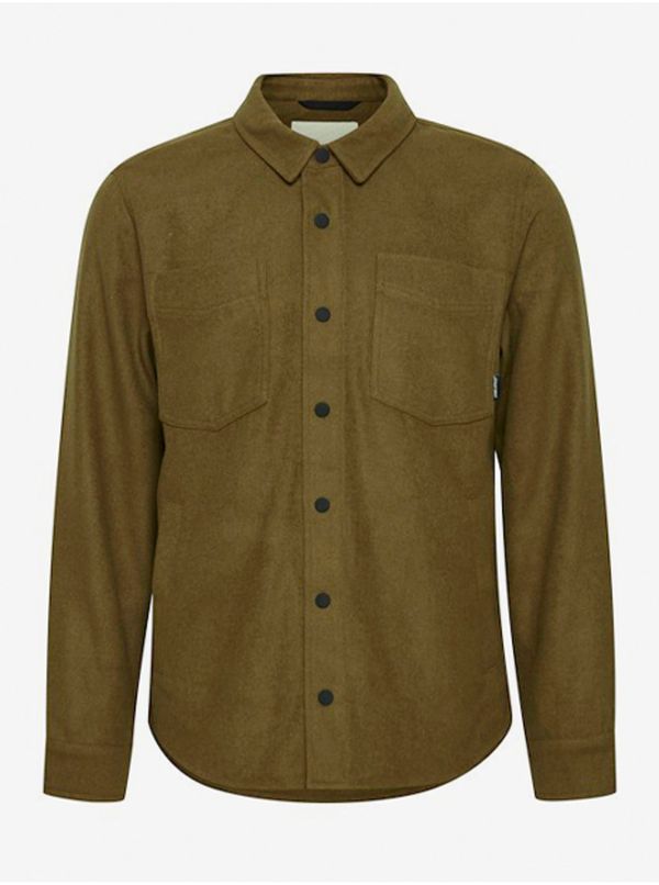 Blend Khaki Lightweight Shirt Jacket Blend - Men