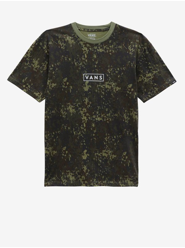 Vans Khaki Mens Patterned T-Shirt VANS Classic Easy Box - Men