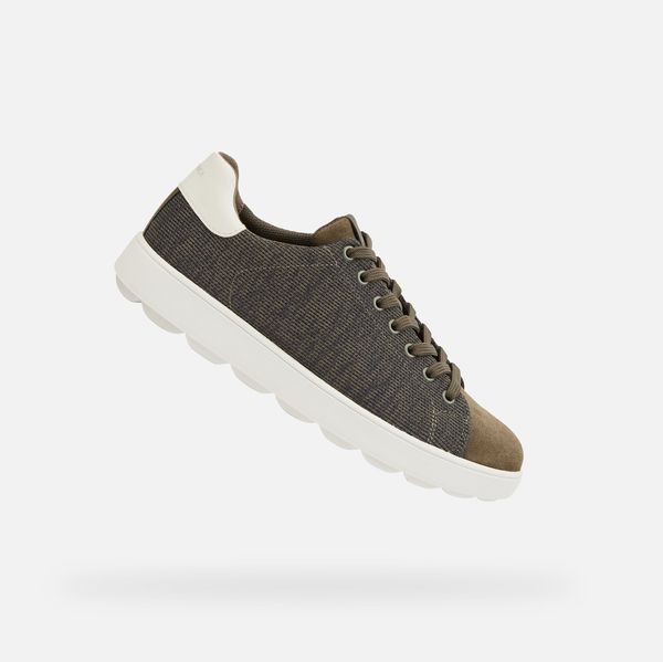 GEOX Khaki men's sneakers Geox Spherica Ecub-1 - Men's