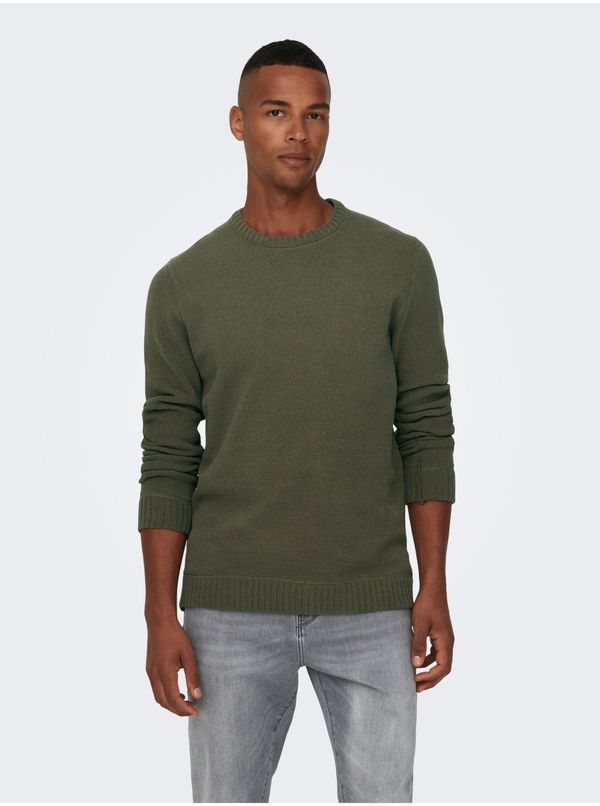 Only Khaki Mens Sweater ONLY & SONS Ese - Men