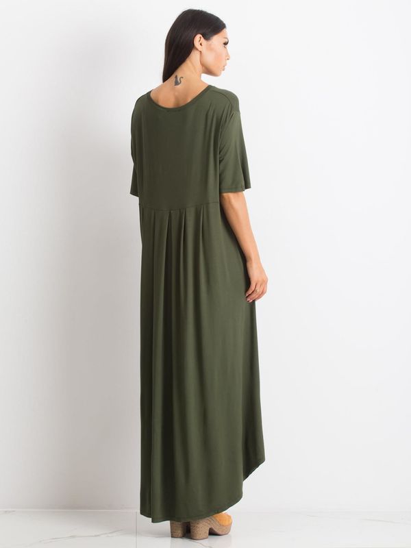 Fashionhunters Khaki oversized dress